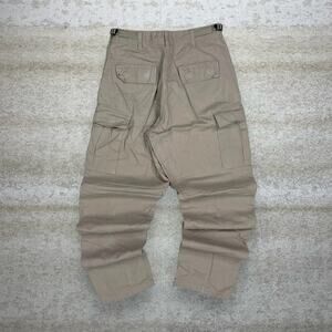 Vintage 90s Tactical Pants Light 28x30 Baggy Tan Cargos Military Small Regular
